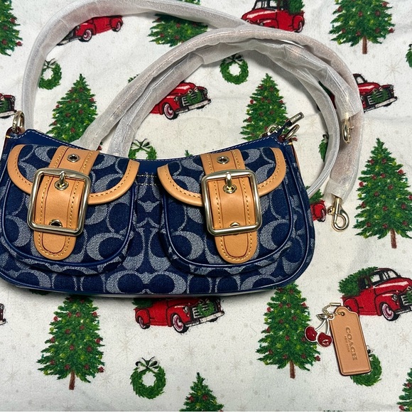 Coach Denim Ashton Bag - Picture 3 of 9